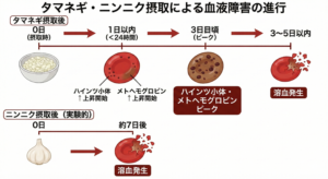 タマネギ中毒　発症日数