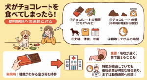 犬がチョコレートを食べてしまったら