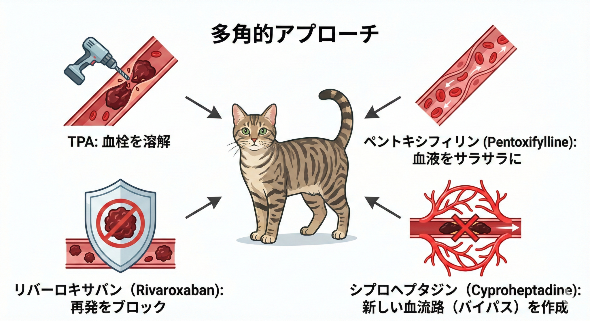 多角アプローチ