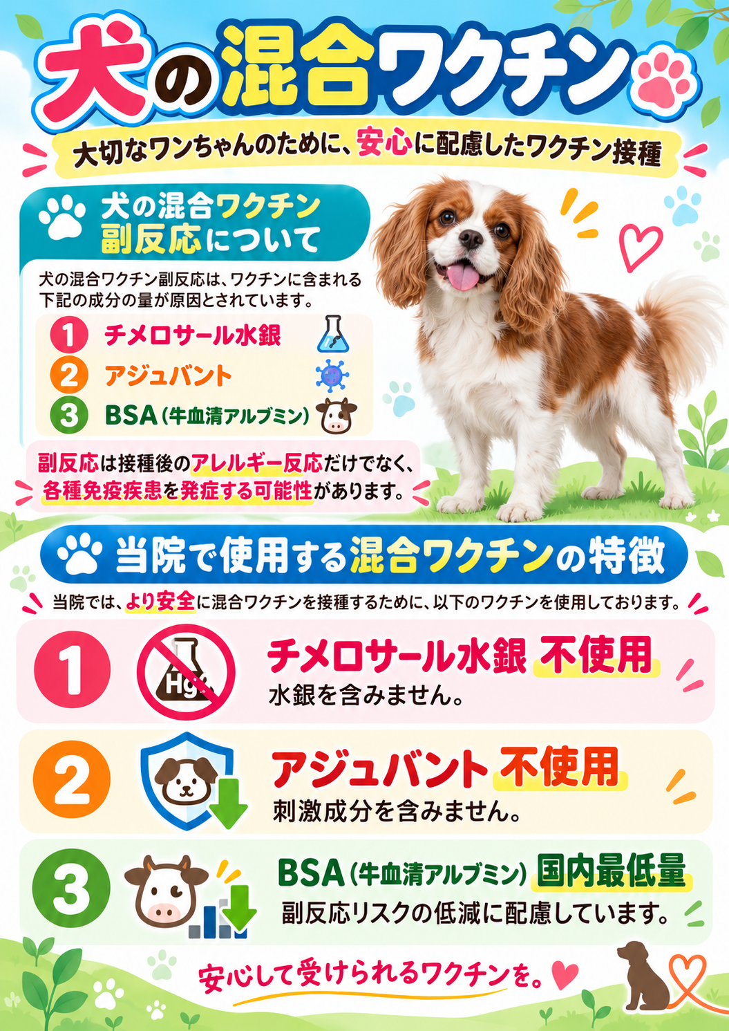 犬の混合ワクチン